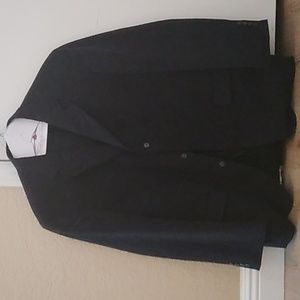 Gianfranco 3 Button Black Suede Sportcoat